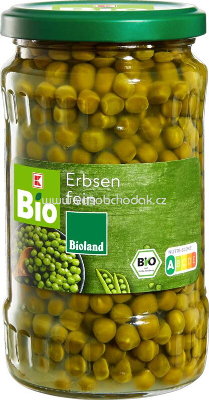 K-Bio Erbsen fein, 340g