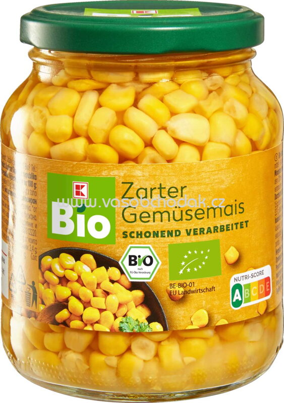 K-Bio Zarter Gemüsemais, 340g