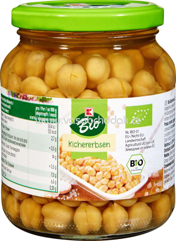 K-Bio Kichererbsen, 330g K-Bio Kichererbsen, 330g
