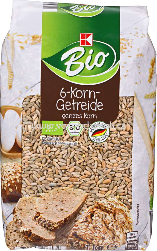 K-Bio 6 Korn Getreide, ganzes Korn, 1 kg K-Bio 6 Korn Getreide, ganzes Korn, 1 kg