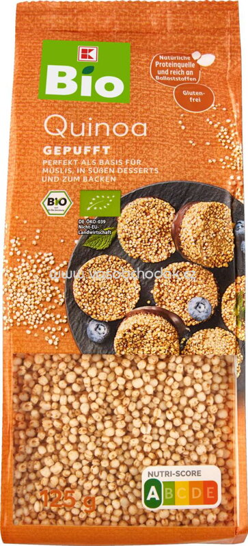 K-Bio Quinoa, gepufft, 125g