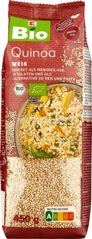 K-Bio Quinoa, weiß, 450g