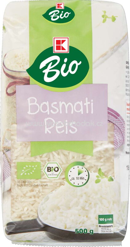 K-Bio Basmati Reis, 500g