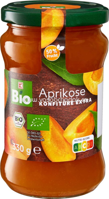 K-Bio Konfitüre Extra Aprikose, 330g K-Bio Konfitüre Extra Aprikose, 330g