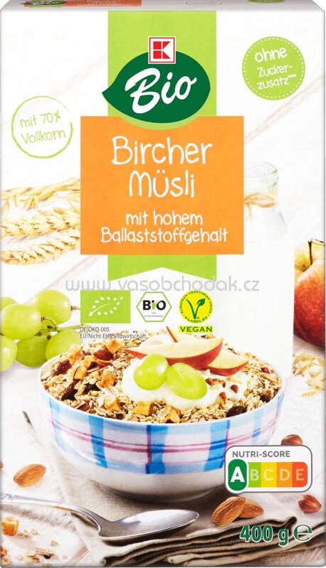 K-Bio Bircher Müsli, 400g K-Bio Bircher Müsli, 400g
