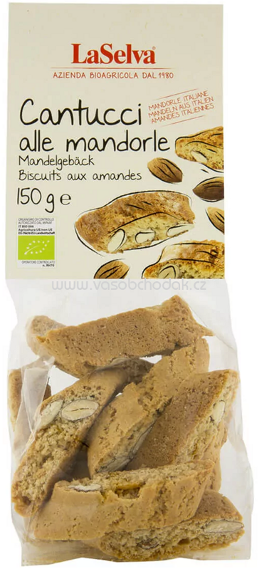 LaSelva Cantucci alle mandorle - Mandelgebäck, 150g LaSelva Cantucci alle mandorle - Mandelgebäck, 150g