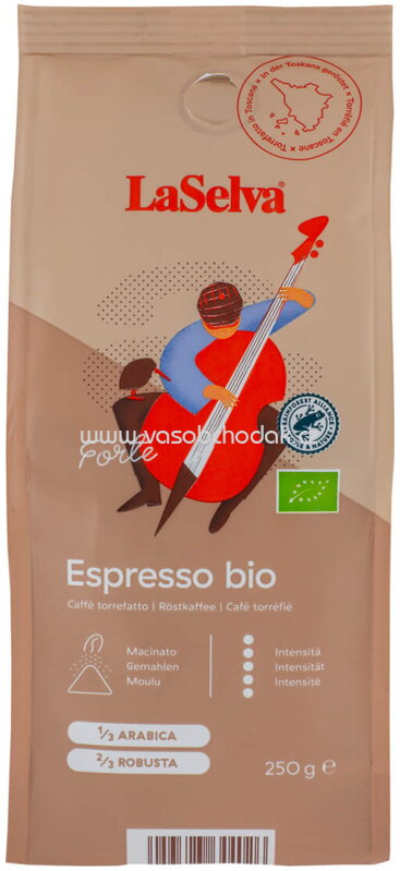LaSelva Espresso Forte, gemahlen, 250g