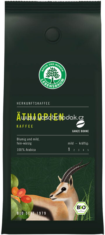 Lebensbaum Äthiopien Kaffee, ganze Bohne, 250g