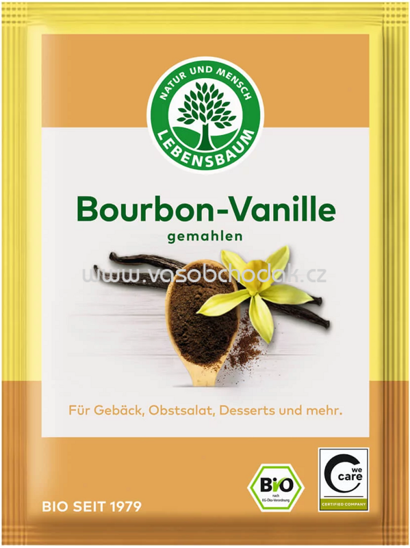 Lebensbaum Bourbon Vanille, gemahlen, 5g
