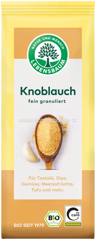 Lebensbaum Knoblauch, fein granuliert, 70g Lebensbaum Knoblauch, fein granuliert, 70g