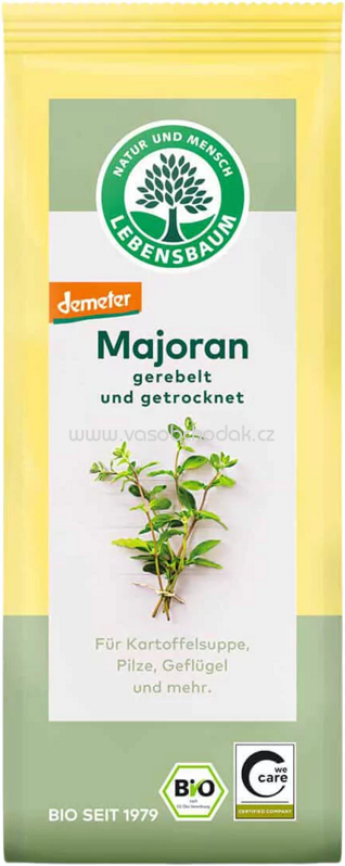 Lebensbaum Majoran, gerebelt, 12,5g Lebensbaum Majoran, gerebelt, 12,5g