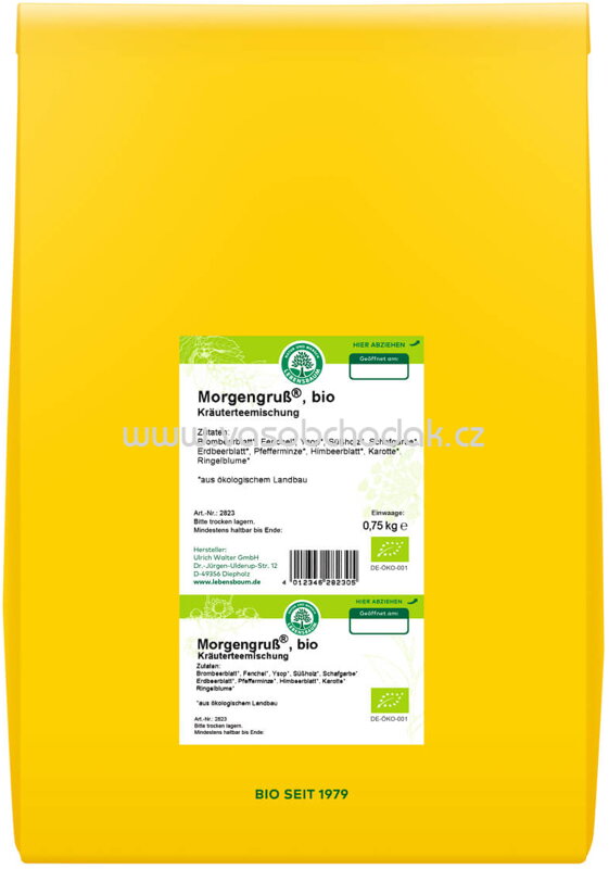 Lebensbaum Morgengruß Tee, lose, 750g Lebensbaum Morgengruß Tee, lose, 750g