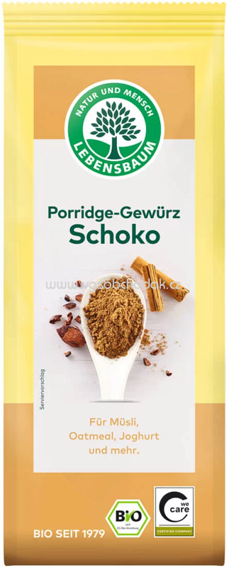 Lebensbaum Porridge Gewürz Schoko, 45g Lebensbaum Porridge Gewürz Schoko, 45g