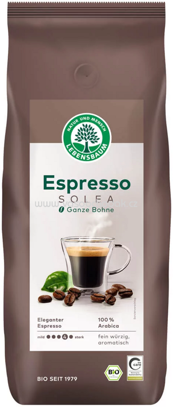 Lebensbaum Espresso Solea, ganze Bohnen, 1kg Lebensbaum Espresso Solea, ganze Bohnen, 1kg