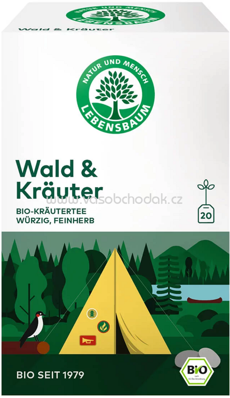 Lebensbaum Wald & Kräuter Tee, 20 Beutel Lebensbaum Wald & Kräuter Tee, 20 Beutel