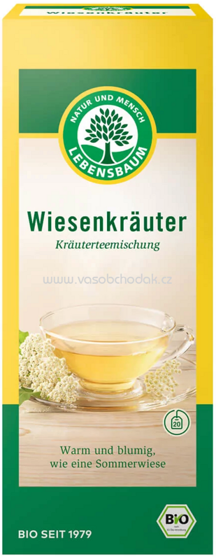 Lebensbaum Wiesenkräuter Tee, 20 Beutel Lebensbaum Wiesenkräuter Tee, 20 Beutel