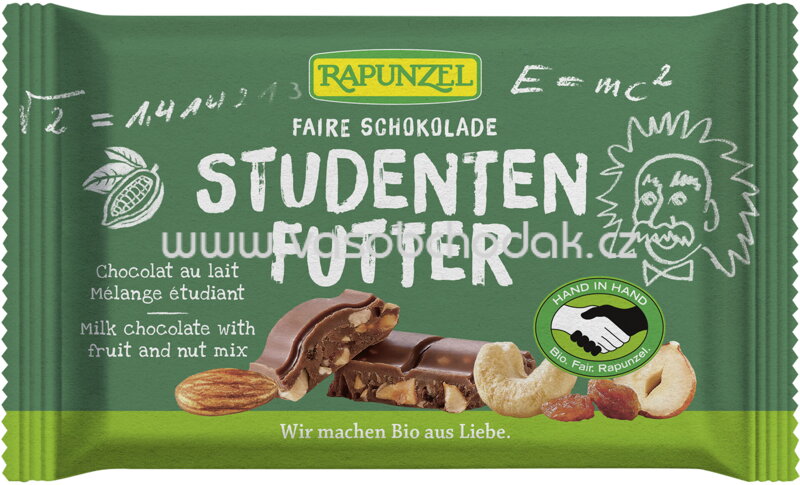 Rapunzel Studentenfutter Schokolade, 100g