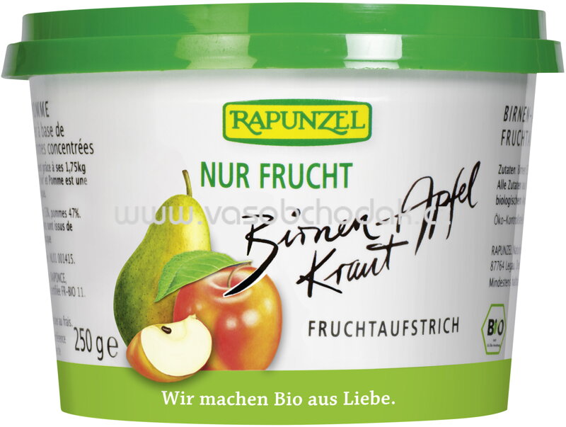 Rapunzel Birnen-Apfel-Kraut, 250g