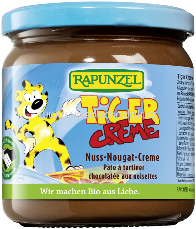 Rapunzel Tiger Creme, Nuss-Nougat-Creme, 400g