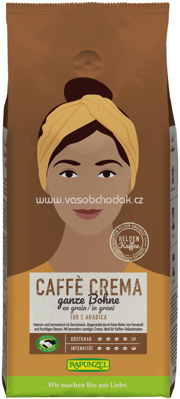 Rapunzel Heldenkaffee Crema, ganze Bohne, 1kg