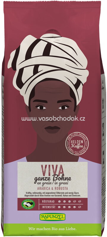 Rapunzel Heldenkaffee Viva, ganze Bohne, 1kg Rapunzel Heldenkaffee Viva, ganze Bohne, 1kg