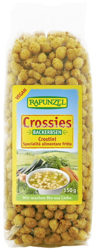 Rapunzel Backerbsen Crossies, 150g Rapunzel Backerbsen Crossies, 150g