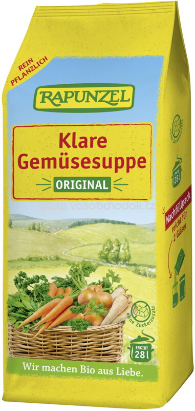 Rapunzel Klare Suppe, mit Bio-Hefe, 500g Rapunzel Klare Suppe, mit Bio-Hefe, 500g