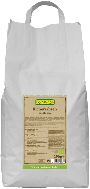 Rapunzel Kichererbsen, Papiersack, 10kg Rapunzel Kichererbsen, Papiersack, 10kg