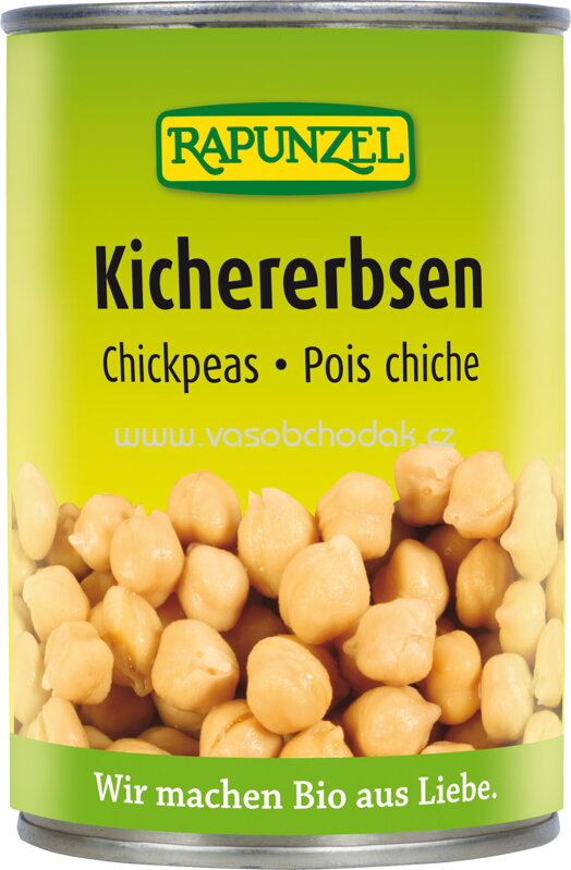 Rapunzel Kichererbsen in der Dose, 400g Rapunzel Kichererbsen in der Dose, 400g