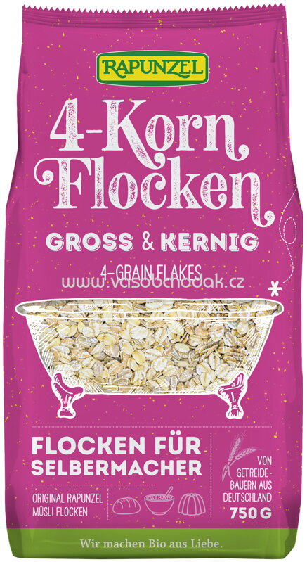 Rapunzel 4-Korn-Flocken, 750g Rapunzel 4-Korn-Flocken, 750g