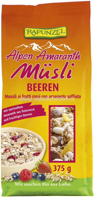 Rapunzel Alpen-Amaranth Müsli Beeren, 375g Rapunzel Alpen-Amaranth Müsli Beeren, 375g