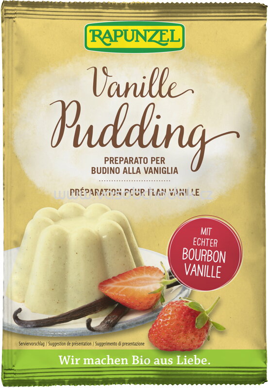 Rapunzel Pudding-Pulver Vanille, 40g Rapunzel Pudding-Pulver Vanille, 40g