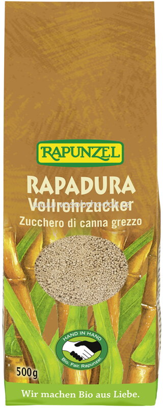Rapunzel Rapadura Vollrohrzucker, 500g