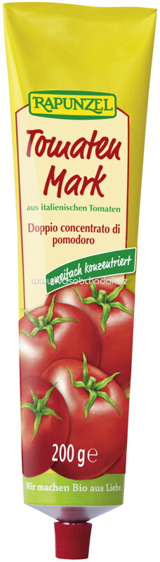 Rapunzel Tomatenmark, zweifach konzentriert, in der Tube, 200g