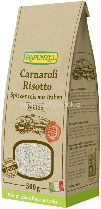 Rapunzel Carnaroli Risotto Spitzenreis weiß, 500g Rapunzel Carnaroli Risotto Spitzenreis weiß, 500g