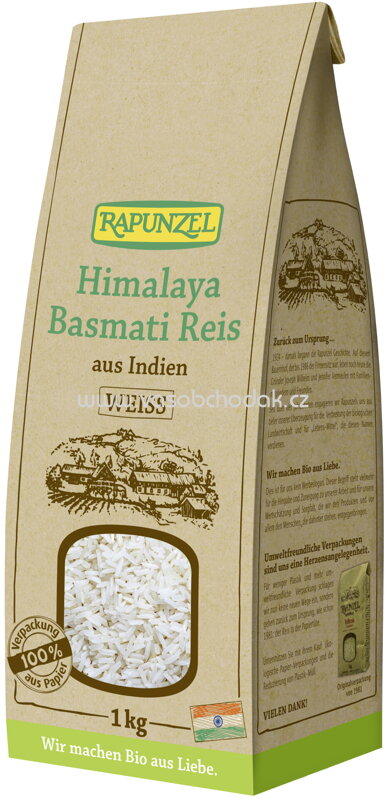 Rapunzel Himalaya Basmati Reis weiß, 1 kg