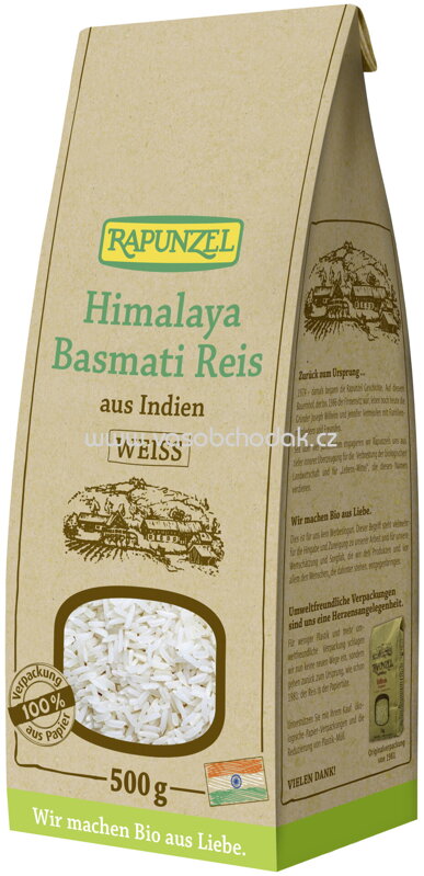 Rapunzel Himalaya Basmati Reis weiß, 500g Rapunzel Himalaya Basmati Reis weiß, 500g