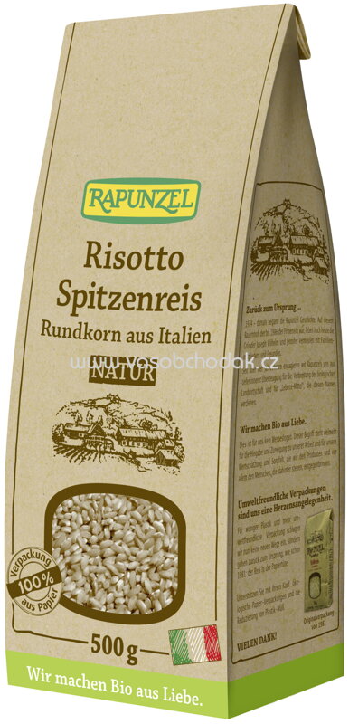 Rapunzel Risotto Rundkorn Spitzenreis Ribe natur - Vollkorn, 500g Rapunzel Risotto Rundkorn Spitzenreis Ribe natur - Vollkorn, 500g
