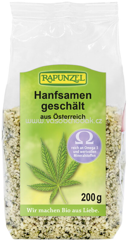 Rapunzel Hanfsamen geschält, 200g