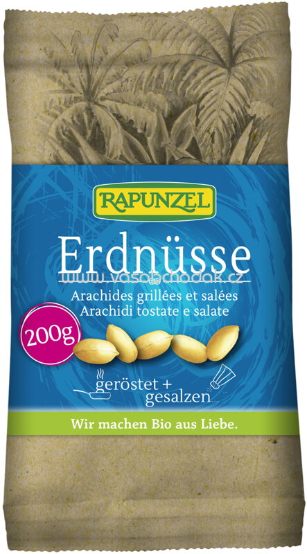 Rapunzel Erdnüsse geröstet, gesalzen, 200g Rapunzel Erdnüsse geröstet, gesalzen, 200g