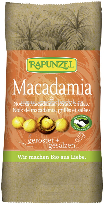 Rapunzel Macadamia Nusskerne geröstet, gesalzen, 50g Rapunzel Macadamia Nusskerne geröstet, gesalzen, 50g