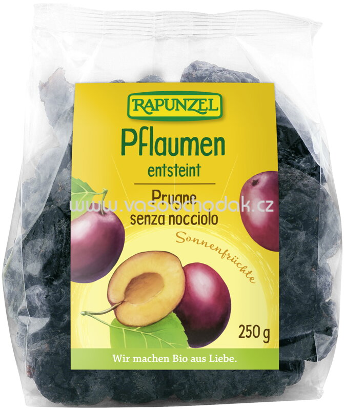 Rapunzel Pflaumen, entsteint, 250g