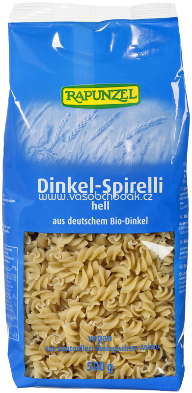 Rapunzel Dinkel-Spirelli hell aus Deutschland, 500g Rapunzel Dinkel-Spirelli hell aus Deutschland, 500g