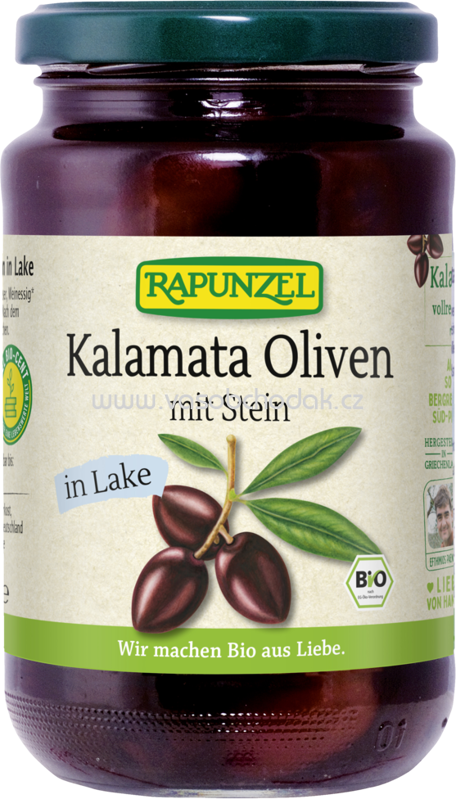 Rapunzel Oliven Kalamata violett, mit Stein in Lake, 355g
