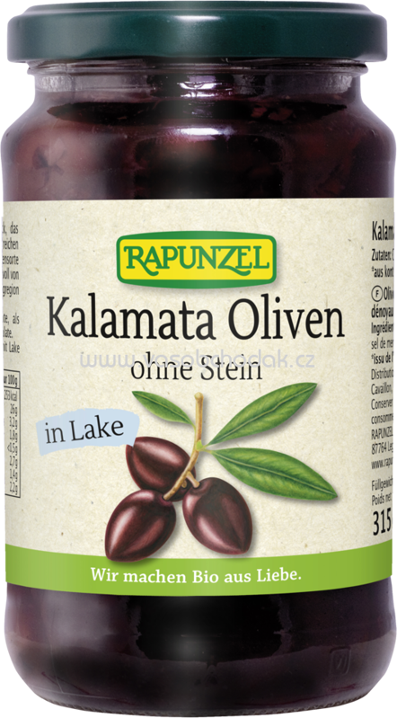 Rapunzel Oliven Kalamata violett, ohne Stein in Lake, 315g