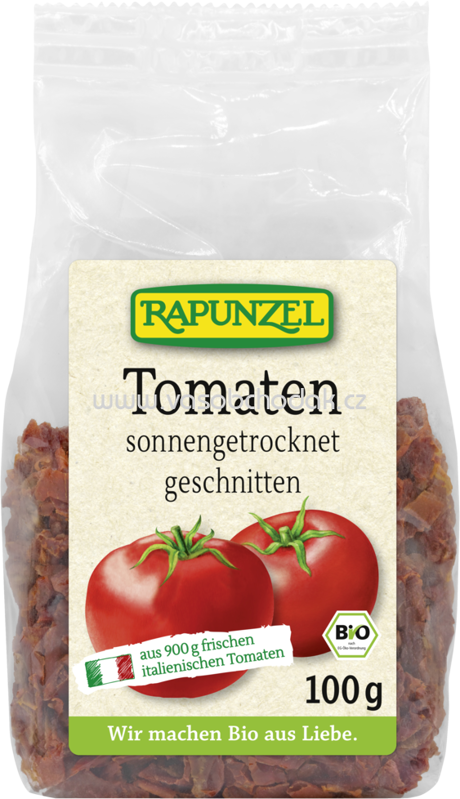 Rapunzel Tomaten getrocknet, geschnitten in Würfel, 100g
