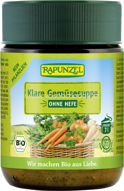 Rapunzel Klare Gemüsesuppe, ohne Hefe, 160g
