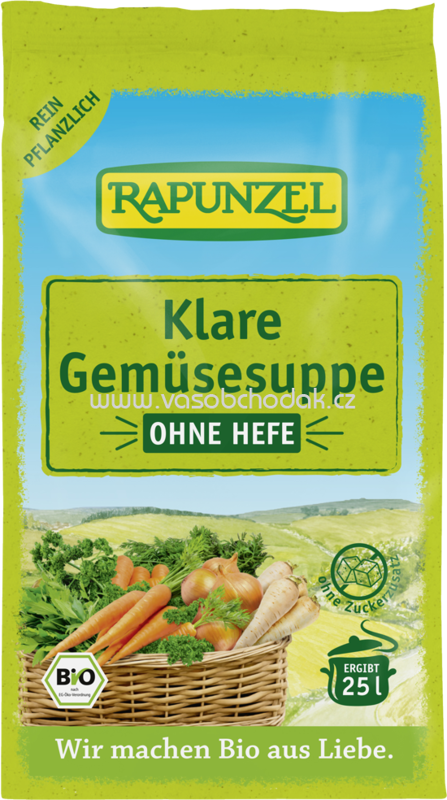 Rapunzel Klare Gemüsesuppe, ohne Hefe, 500g