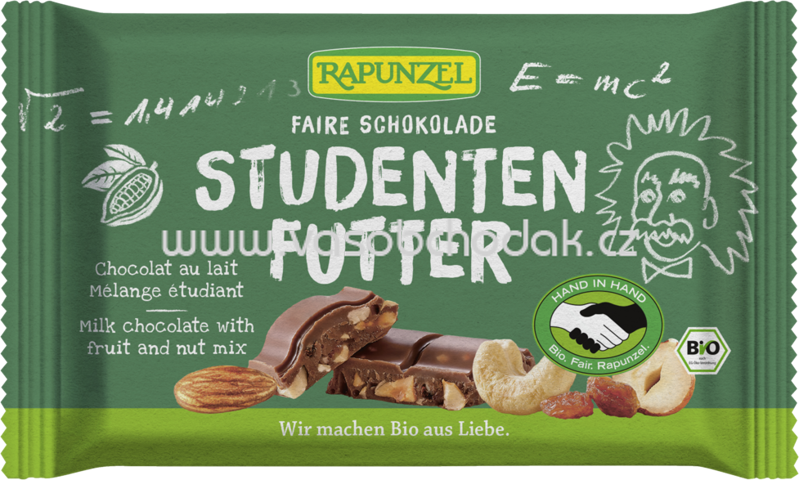 Rapunzel Studentenfutter Schokolade, 100g