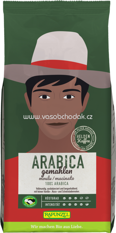 Rapunzel Heldenkaffee Arabica, gemahlen, 500g